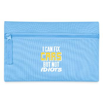 Je peux réparer des voitures mais pas des idiots Sarcasme des mécaniciens - Trousse - bleu clair - Devant