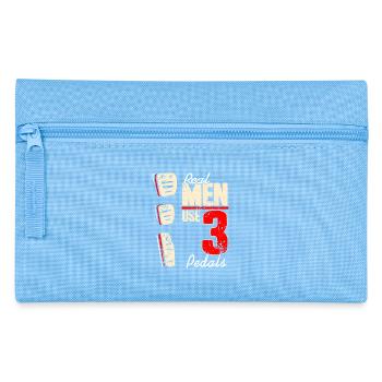 Three Pedal Manual Driver Stick Shift Power - Federtasche - Hellblau - Vorne