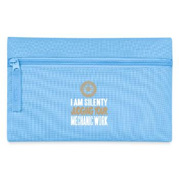 Life Is About Being a Golf Grandpa and Having Fun - Pencil Case - light blue - Front