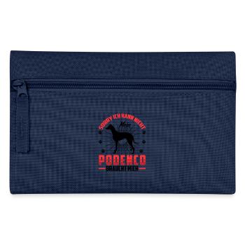 Podenco Needs Me Spanish Greyhound - Pencil Case - light blue - Front