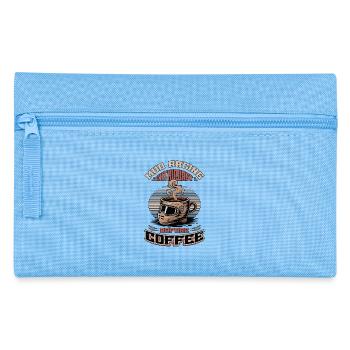 Mud Racing Enthusiast Before Mudding Coffee Lover - Federtasche - Hellblau - Vorne