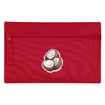 Kokos - Federtasche - Rot - Vorne
