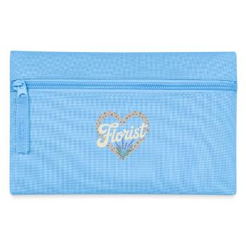 Florist Heart Design - Pencil Case - light blue - Front
