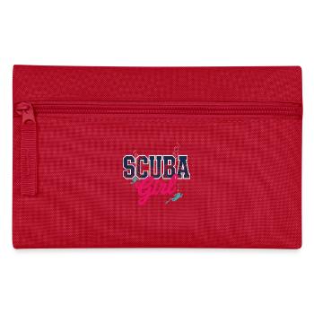 Scuba Girl Tauch-Design - Federtasche - Rot - Vorne