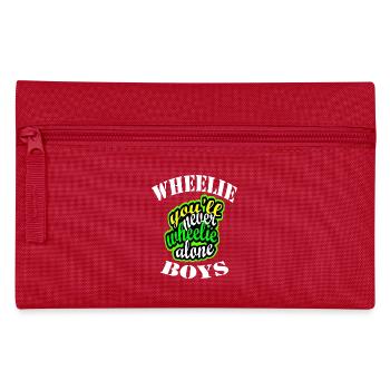 Wheelie Boys - Motorrad-Design - Federtasche - Rot - Vorne