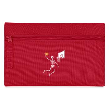 Squelette Basketteur Spooky Halloween - Trousse - rouge - Devant