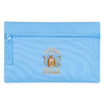 No iced coffee, but cold brew - Pencil Case - light blue - Front