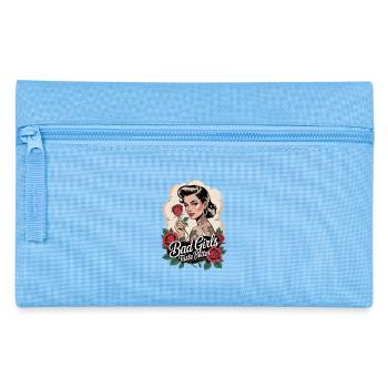 Les mauvaises filles ont meilleur goût Style de tatouage - Trousse - bleu clair - Devant