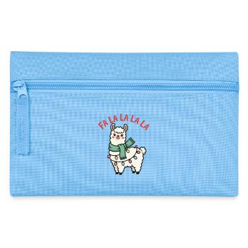 Fa La La La Llama Noël Lama Humoristique - Trousse - bleu clair - Devant