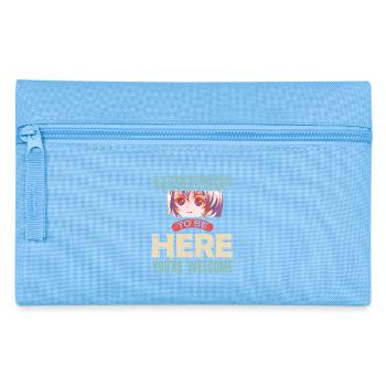 Ich habe meinen Lieblingsanime pausiert, um hier zu sein - Federtasche - Hellblau - Vorne