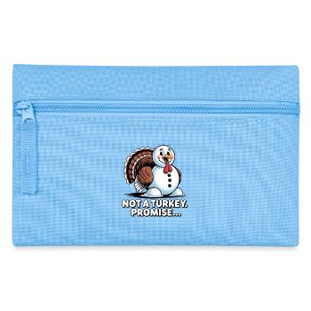 No turkey for dinner - Pencil Case - light blue - Front