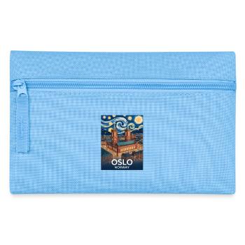 Oslo - Federtasche - Hellblau - Vorne