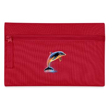 Dauphin Plongeur Dauphins Océan Dauphins mignons Dauphin - Trousse - rouge - Devant