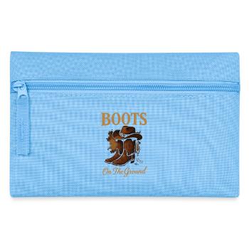 Boots On The Ground Cowboy Style - Federtasche - Hellblau - Vorne