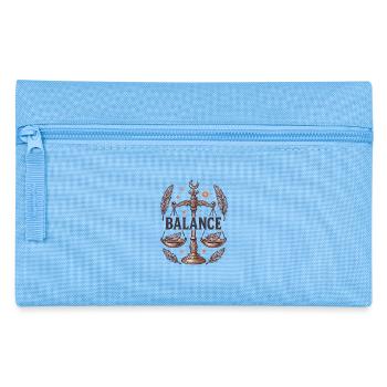 Signe du zodiaque balance - Trousse - bleu clair - Devant