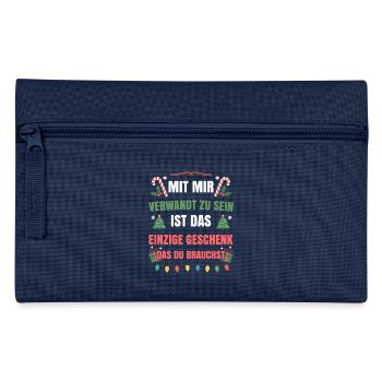 Mit mir verwandt zu sein einziges Geschenk - Federtasche - Hellblau - Vorne