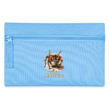 Coffee Spider Wit - Pencil Case - light blue - Front