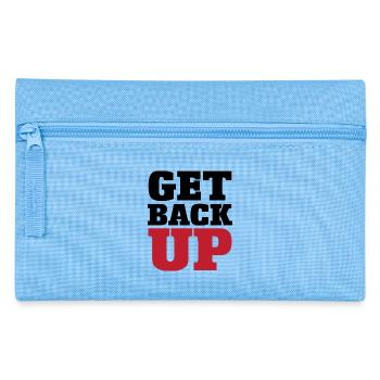 Judo Graphic Get Back Up - Pencil Case - light blue - Front