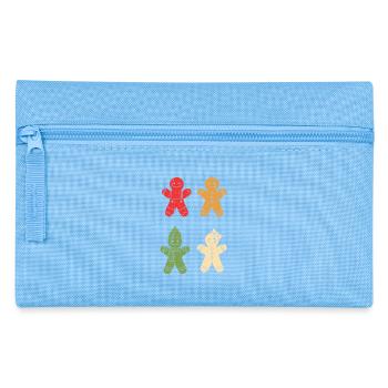 Noël en pain d’épices du Père Noël - Trousse - bleu clair - Devant