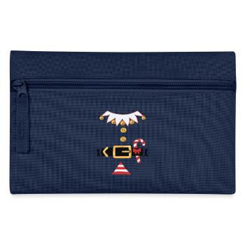 WEIHNACHTS ELF Kostüm  - Federtasche - Hellblau - Vorne
