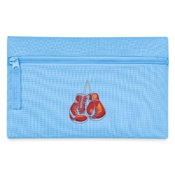 Illustration des gants de boxe rouges - Trousse - bleu clair - Devant
