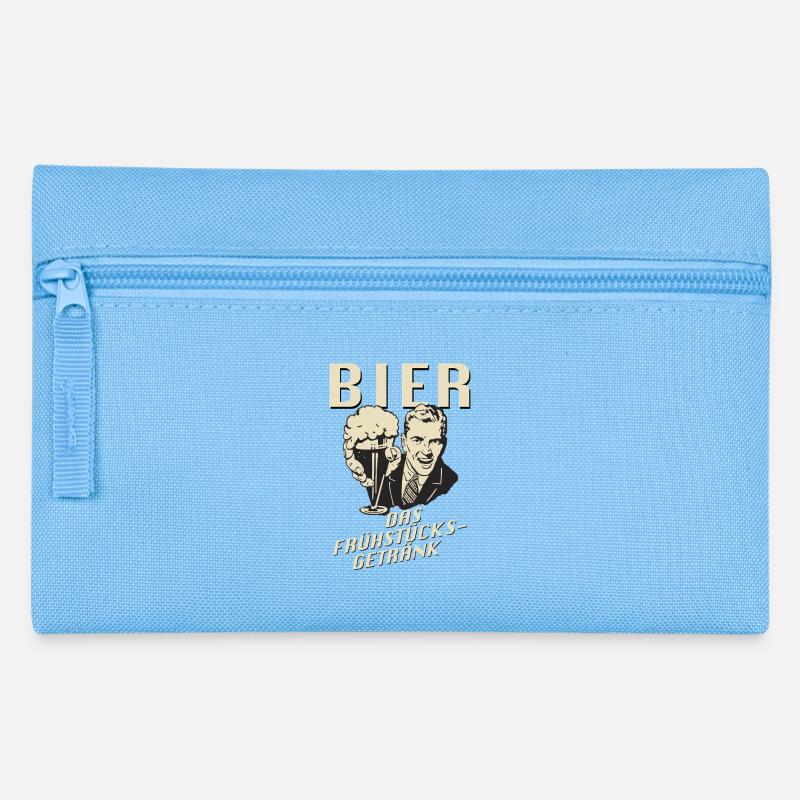 Beer, the breakfast drink - Pencil Case - light blue