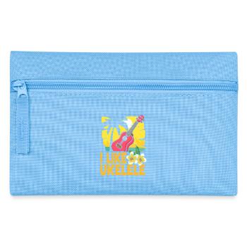Hawaiian Ukulele Uke I Like - Pencil Case - light blue - Front