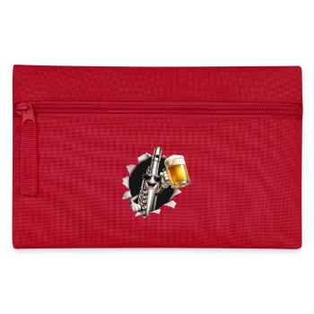 Bière à flûte - Trousse - rouge - Devant
