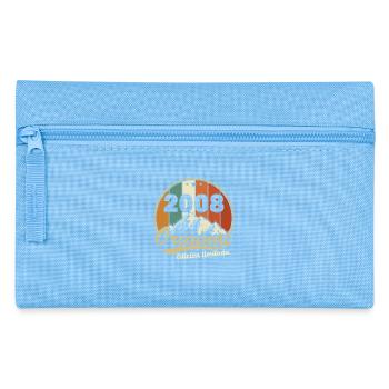 2008 Vintage Retro Birthday Gift - Pencil Case - light blue - Front
