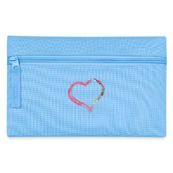 Hawaiian Ukulele Uke Heart - Federtasche - Hellblau - Vorne
