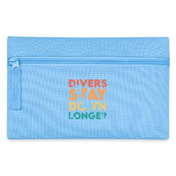 Diving Diver Snorkeling Recreational Diver - Pencil Case - light blue - Front