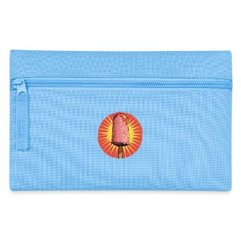 Eiscreme Grafik - Federtasche - Hellblau - Vorne