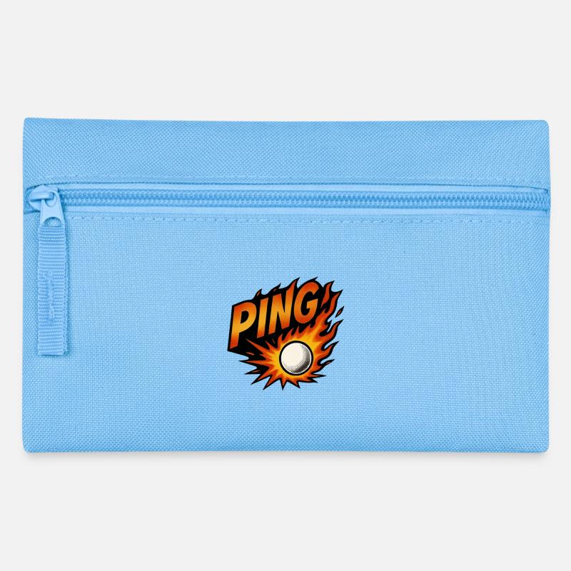 Ping Pong - Tennis de Table - Pencil Case - light blue