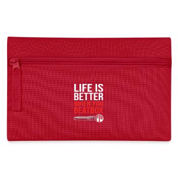 Boîte à rythmes - Trousse - rouge - Devant