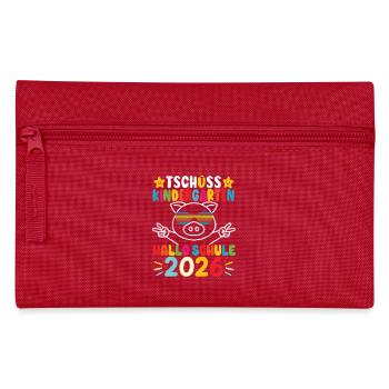 Bye bye kindergarten daycare graduates 2026 - Pencil Case - red - Front