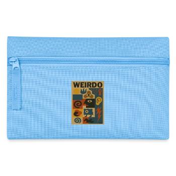 Motif kaléidoscope bizarre - Trousse - bleu clair - Devant