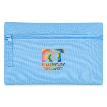 Tie-Dye pour Thérapeute Respiratoire - Trousse - bleu clair - Devant