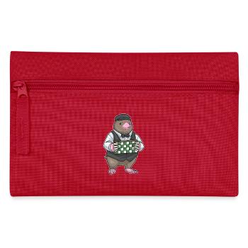 Mole Chessboard Chess Board Game - Pencil Case - red - Front