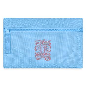 Strawberry Milkshake 50s Retro Design - Pencil Case - light blue - Front
