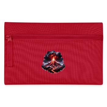 Volcanic eruption lava fireworks - Pencil Case - red - Front