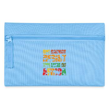 Safari Africa serengeti wildlife savannah animals - Pencil Case - light blue - Front