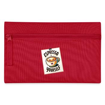 Espresso Yourself Coffee Design - Pencil Case - red - Front