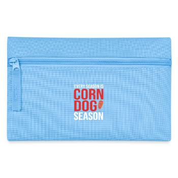 Corn dog - Pencil Case - light blue - Front