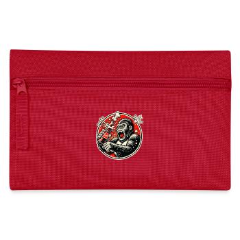 Soda gorilla in retro comic - Pencil Case - red - Front