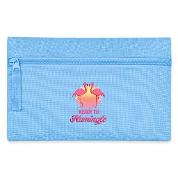 Conception de fêtes Flamingo Ready to Flamingo - Trousse - bleu clair - Devant