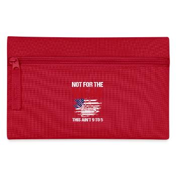 Oil Field Oil Rig Oil Rig - Pencil Case - red - Front