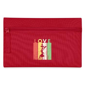 Love Hookah / Hookah - Pencil Case - red - Front