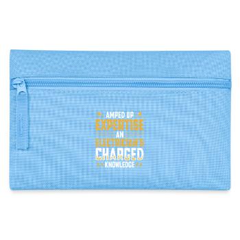 Electrician, Electronics Technician, Electrician - Pencil Case - light blue - Front