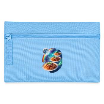 Kosmische Pasta Galaxie - Federtasche - Hellblau - Vorne