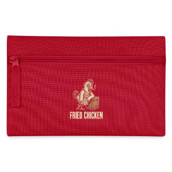 Poulet rétro : poulet frit - Trousse - rouge - Devant
